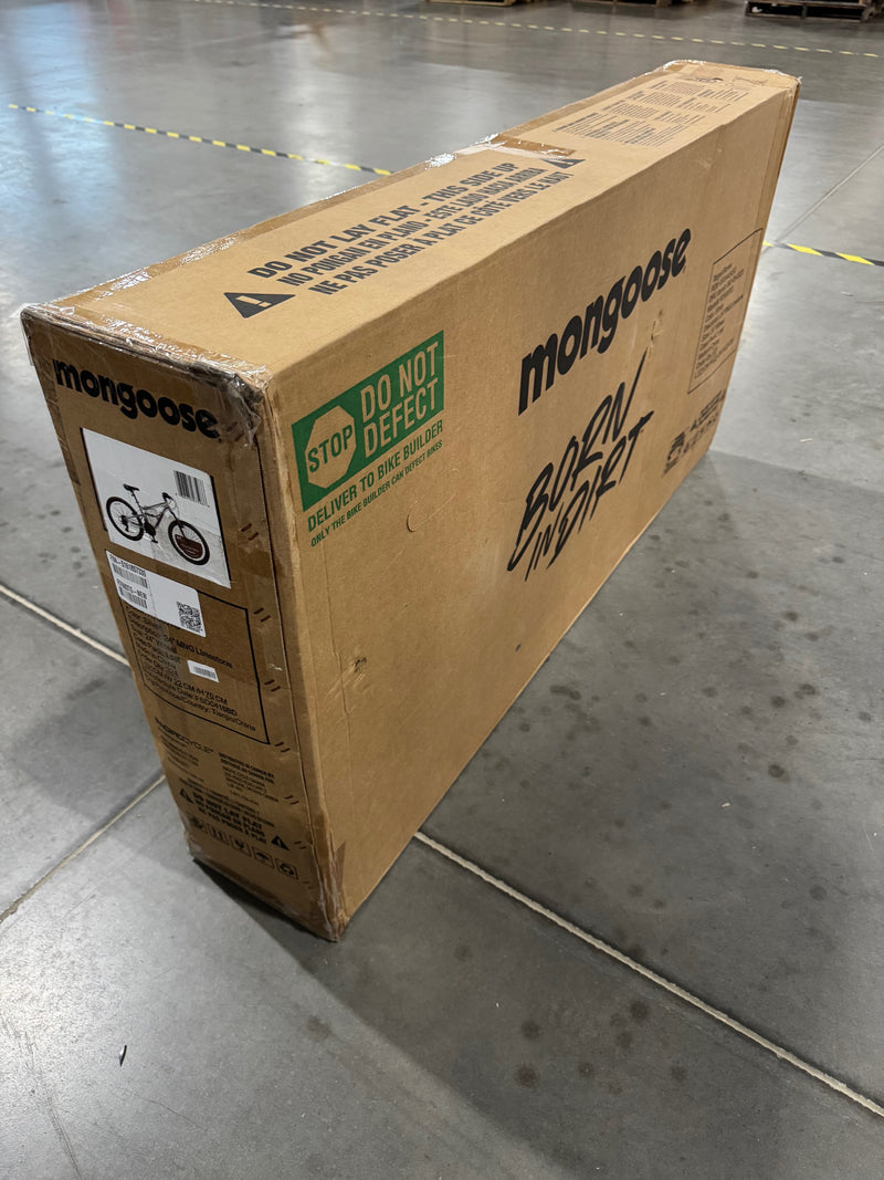 MONGOOSE 24" LIMESTONE SILVER MOUNTAIN BIKE 21 SPEED - SILVER - Brand New
