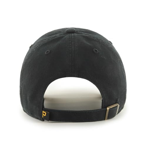 47 BRAND MLB PITTSBURGH RELAXED ADJUSTABLE CAP - BLACK/GOLD -OS-NEW - Brand New