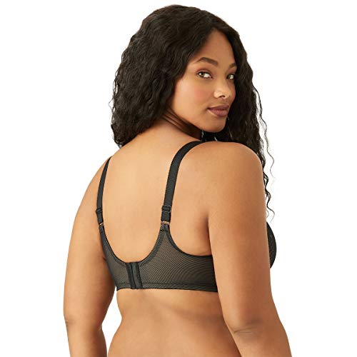 857210 Wacoal women's visual effects minimizer bra, Black, size 36C - Brand New