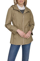 354SP771 COLE HAAN WOMEN'S TRAVEL PACKABLE RAIN JACKET SIZE XL - SAGE - Brand New