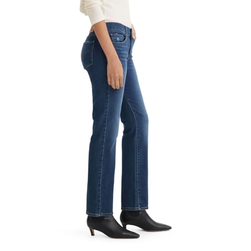 LEVI'S WOMEN'S CLASSIC STRAIGHT JEANS - SIZE: WOMEN 33X30 - CLEAN HEM - Brand New