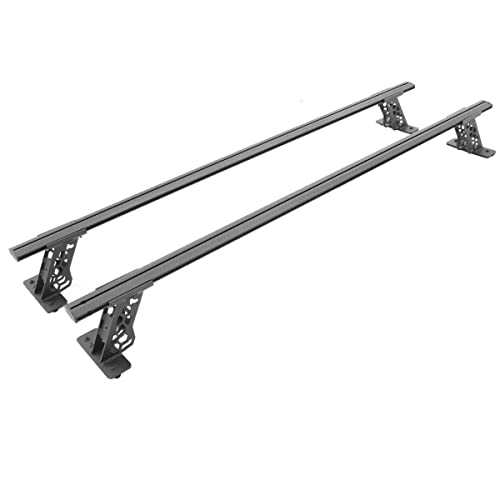 Go Rhino Cross Bars - Bed Rail Kit for Full/Mid Sized Trucks - Scratch & Dent