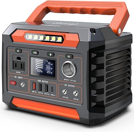 PROGENY 300W Portable Power Station 299Wh/80818mAh Solar Generator - BLACK - Like New