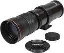 Vivitar 420-800mm f/8.3 Manual Focus Telephoto Zoom Lens V-420800-NOC - Black - Like New