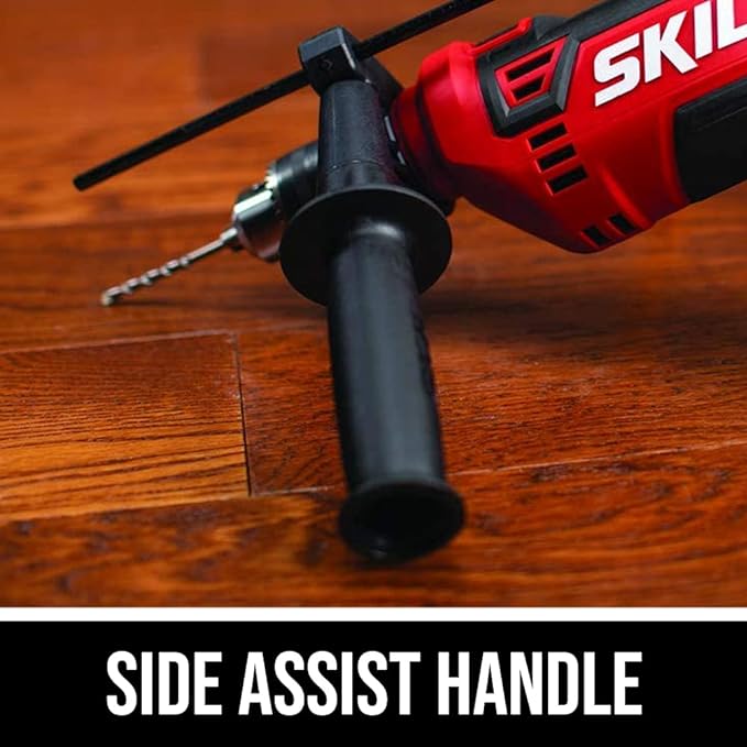 Skil 7.5 Amp 1/2-in Corded Hammer Drill 100pcs HD182002 - Red/Black - Like New