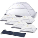 WAIHEKE Mesh Food Tent Set - 6 Pack - Silver - Brand New
