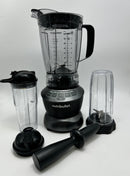 Nutribullet NBF50500 1200 Watts 64 oz. Full-Size Blender Combo – Dark Gray Like New