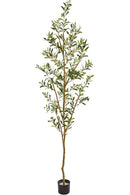 NEARLY NATURAL 82IN ARTIFICIAL OLIVE TREE, FAUX GREENERY - Scratch & Dent