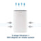 BIONAIRE TRUE HEPA 360° AIR PURIFIER FOR MEDIUM ROOMS - WHITE - Like New