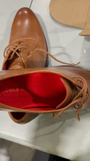 COLE HAAN MENS BROWN 10.5 LEATHER SHOE - BROWN - Like New