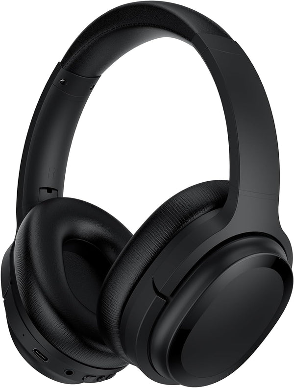 TAPAXIS Hybrid Active Noise Cancelling Headphones - Black - Scratch & Dent