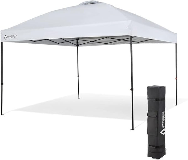 ARROWHEAD OUTDOOR 12’x12’ Pop-Up Canopy & Instant Shelter Easy - Scratch & Dent