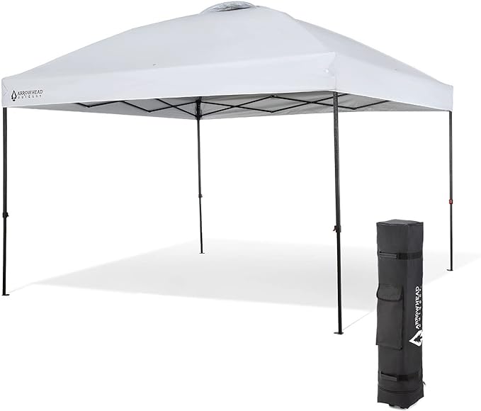 ARROWHEAD OUTDOOR 12’x12’ Pop-Up Canopy & Instant Shelter Easy - Scratch & Dent