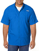 COLUMBIA MEN’S PFG TAMIAMI II SHORT SLEEVE SHIRT MEN XL VIVID BLUE - Brand New