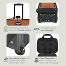 Travel Select Amsterdam Expandable Rolling Upright Luggage 4-Piece Set - Red - Brand New
