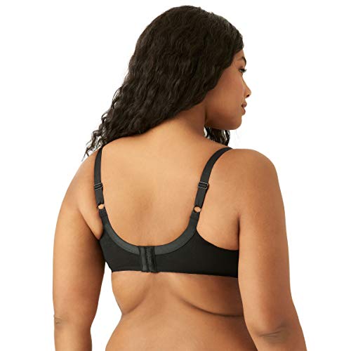 WACOAL WOMEN'S RETRO CHIC FULL FIGURE UNDERWIRE BRA - SIZE 36D - BLACK - Brand New