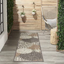 Nourison Aloha Indoor/Outdoor Area Rug 2'3" x 10' Tropical Botanical - Floral - Brand New