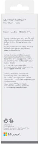 Microsoft Surface Pen Charcoal Black 1776 EYU-00001 - Like New