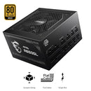 MSI MAG A650GL GAMING POWER SUPPLY - FULL MODULAR 80 PLUS GOLD 650W - BLACK New