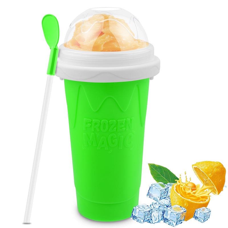HONBUTY Slush Maker Cup, Magic Quick Frozen Smoothies Cup, Cooling Cup - Green - Brand New