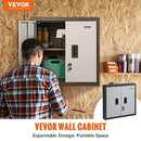 VEVOR FOLDABLE WALL CABINET METAL GARAGE LOCKER MOUNTED 26" SMALL TOOL CHEST - Like New