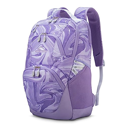 148031-A003 HIGH SIERRA SWOOP BACKPACK 17" LAPTOP 148031 A003 - MARBLE LAVENDER - Brand New