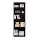 FURINNO JAYA ENHANCED HOME 5-TIER SHELF BOOKCASE - BLACKWOOD - Like New