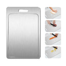 JIWASIO TITANIUM CUTTING BOARD 100% JUICE GROOVE 18.1"L X 11.8"W - TITANIUM - Like New