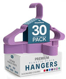 UTOPIA HOME PLASTIC HANGERS 30 PACK SPACE CLOTHES HANGER UH0714-30P - PINK - Brand New
