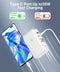 Portable Charger, Power Bank, 16000mAh Power Bank Built-in AC Wall Plug - Like New