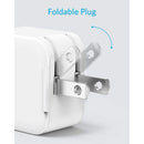 ANKER POWERPORT III 2-PORT 12W USB WALL CHARGER 3FT LIGHTNING CABLE - WHITE - Like New