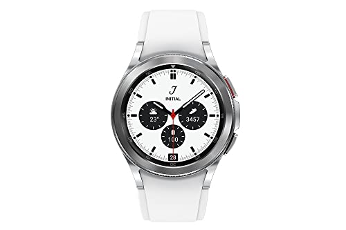 SAMSUNG Galaxy Watch 4 Classic 46mm ECG Monitor Tracker SM-R890NZSAXAA - Silver Like New