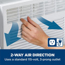 GENERAL ELECTRIC GE AHQ06LZ Window Air Conditioner 6000 BTU - White - Like New