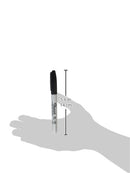 SHARPIE FINE POINT PERMANENT MARKER, BLACK, 12 COUNT - BLACK/GRAY - Like New