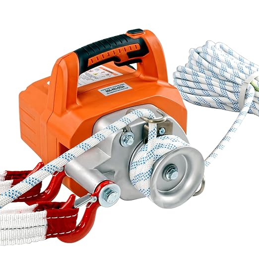 SuperHandy Electric Portable Winch Capstan Hoist Brushless Motor GUO076 - ORANGE Like New