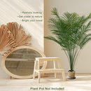 SOFTFLAME 5FT ARECA PALM ARTIFICIAL TREE REAL TOUCH 850169 GREEN/BLACK - Like New