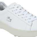 751SMA01361RS LACOSTE MEN'S CARNABY GOLF SHOES, SIZE 8, WHITE/DARK GREEN - Like New