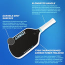 DINKLY RADIAL PRO PICKLEBALL PADDLE, T700 RAW CARBON FIBER - MATTE BLACK-13MM - Like New
