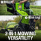 Greenworks 48V 2 x 24V 14" Brushless Cordless Lawn Mower MO48L2212 - Green/Black Like New