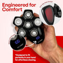 THE BALD EXPRESS ELECTRIC HEAD SHAVERS FOR BALD MEN - BALD BROTHERS - BLACK - Like New