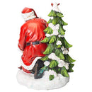 Napco Santa Feeding Animals 12" Resin Stone Christmas Statue Figurine B07F6VZBS5 - Brand New