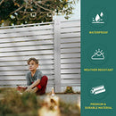 Elevens 48" W X 48" H Outdoor Privacy Fence Panels for Air Conditioner/Trash Can - Like New