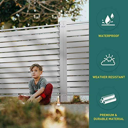 Elevens 48" W X 48" H Outdoor Privacy Fence Panels for Air Conditioner/Trash Can - Like New