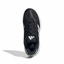 ADIDAS WOMENS LIGRA 8 INDOOR - SIZE: WOMEN 9 - BLACK/WHITE - Like New