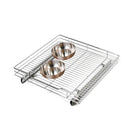 Smart Design Pull-Out Cabinet Organizer Single Level Chrome, Extra Large - Brand New