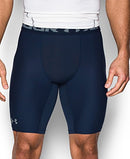 Under Armour Men's HeatGear Armour 2.0 9-inch Compression Shorts S Navy/Steel - Brand New