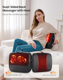 KNQZE 3-IN-1 SHIATSU BACK MASSAGER HEAT LUMBAR SUPPORT 4D KNQZE-B1 - BLACK - Like New