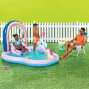 SUN SQUAD PLAY CENTER UPDATE 34 GAL NOVELTY KIDDIE POOL RAINBOW - Scratch & Dent