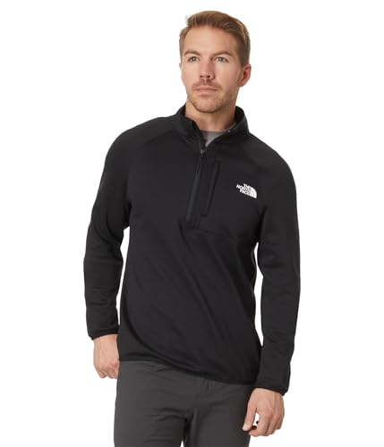 THE NORTH FACE MEN'S CANYONLANDS ½ ZIP PULLOVER PFAS FREE TNF BLACK-NPF L - Like New