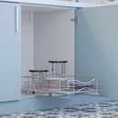 Home Zone Living Pull Out Kitchen Cabinet Organizer with Slide Out Drawer - Like New